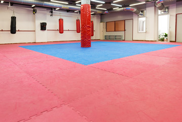 boxing space in sporty gym