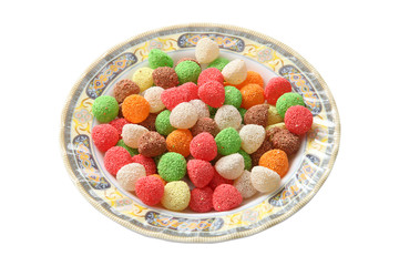 Colored jelly sweet candies