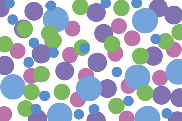 Multicolor circles geometric pattert