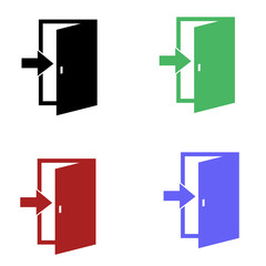 Door vector icon