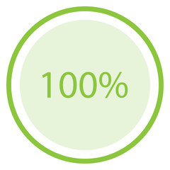 Round pie graph