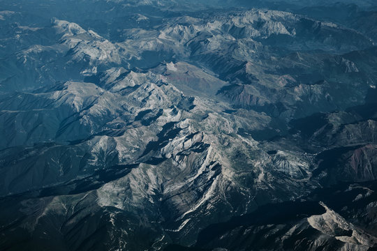 Mountain View From Plane