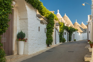 Trulli in row