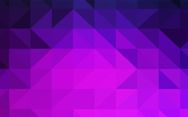 Obraz premium Dark Purple vector abstract polygonal pattern.