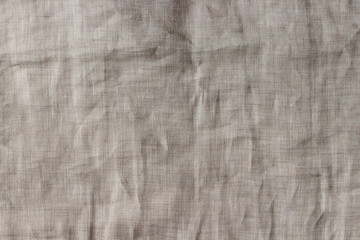 Natural linen cloth background close