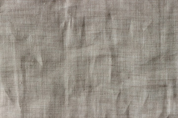 Natural linen cloth background close