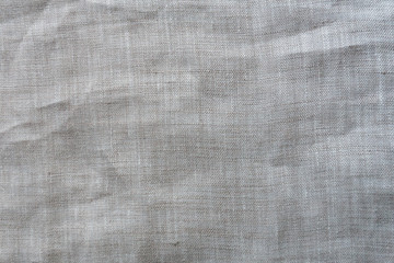 Natural linen cloth background close