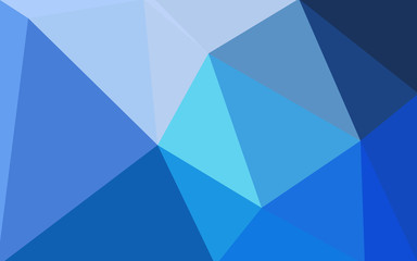 Obraz premium Light BLUE vector Abstract mosaic background.