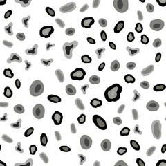 Light Gray vector seamless cover with spots.