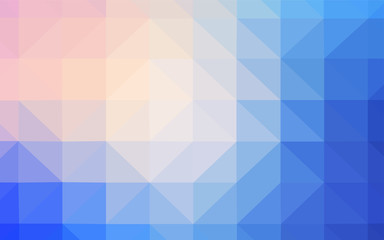 Obraz premium Dark Purple vector shining triangular backdrop.