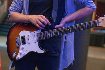 Close up of Guitar