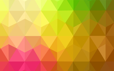 Obraz premium Light Pink, Blue vector shining triangular layout.