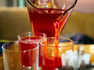 glass of mulled wine