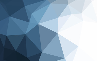 Fototapeta premium Light Gray vector polygon abstract background.