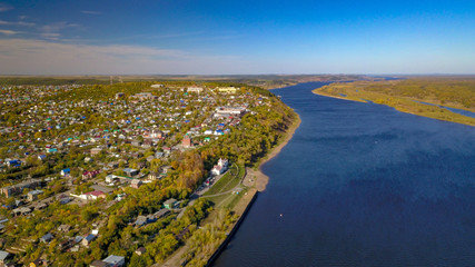 Obraz premium Sarapul and Kama river