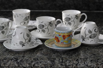 cups of coffee