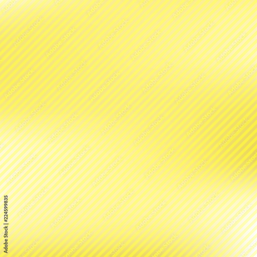 Poster striped yellow background with diagonal strips. vector