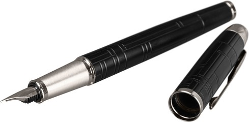 Parker Fountain Pen with Pen Cap - Isolated