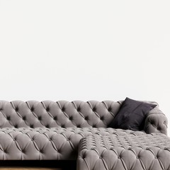 Obraz premium Mockup Wall Interior with Furniture and Decoration