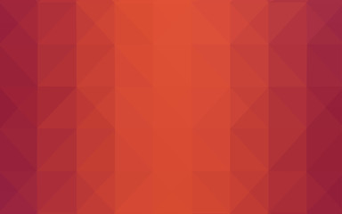 Fototapeta premium Light Red vector polygon abstract backdrop.