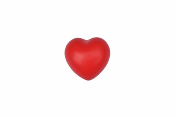 Shape of Red Heart,Desing for Japan nation flag.Concept of Love and Health care.World heart day,World health day.Valentine's day.Heart isolated on white background.