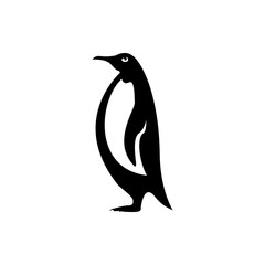 penguin vector silhouette