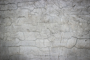 texture of cracked concrete wall