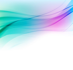 Abstract vector background with blue and pink smooth color wave.