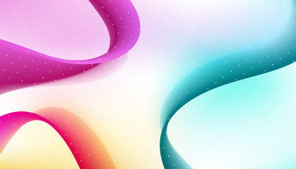 Abstract curved lines background. Template brochure design