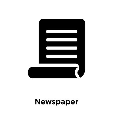 Newspaper Icon Vector Isolated On White Background Logo Concept Of Newspaper Sign On Transparent Background Black Filled Symbol Images Browse 46 Stock Photos Vectors And Video Adobe Stock