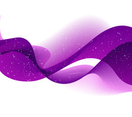 Abstract vector background with purple color wave.