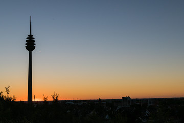 Nachteinbruch Fernsehturm Nürnberg © pusteflower9024