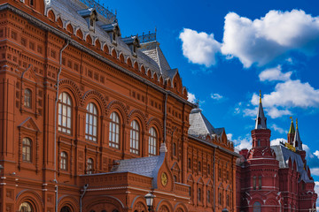 Obraz premium Kriegsmuseum Fassade Moskau