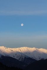 Moon in Caucasus