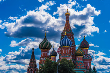 Fototapeta na wymiar Basilius Kathedrale Moskau