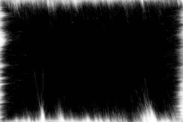 Lines of sparks framing a black background