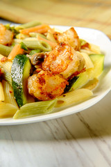 Shrimp White Wine Sauce