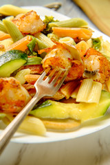 Shrimp White Wine Sauce