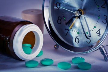 Alarm Clock with Pills