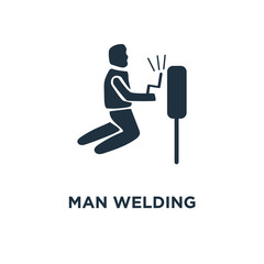 man welding icon