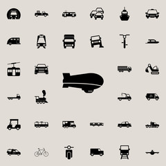 airship icon. transport icons universal set for web and mobile