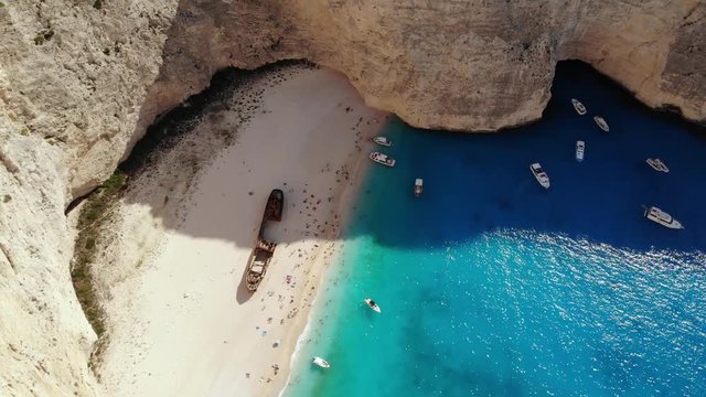 Shipwreck Beach also known as Navagio Beach.