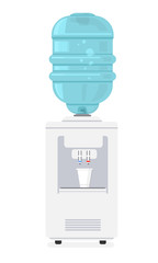 Vector Office Water Cooler Icon illustration.