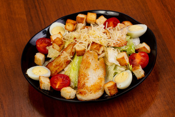 Caesar salad with chicken