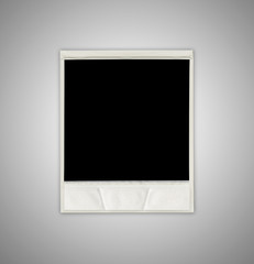 XXXL Ð blank polaroid photo. Isolated vintage frame