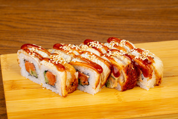Tasty teriyaki rolls
