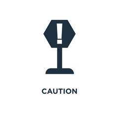 caution sign icon