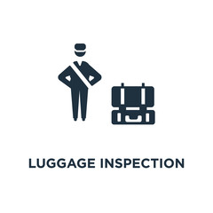 luggage inspection icon