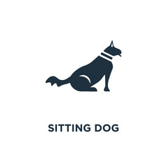 sitting dog icon