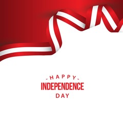 Happy Austria Independence Day Vector Template Design Illustration